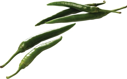 Chili pepers groen 100 gram