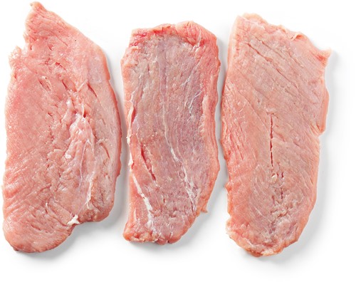 Varkens Schnitzel Ongepaneerd 