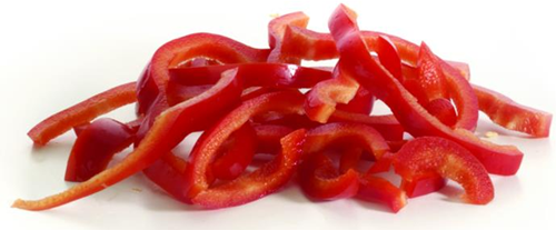 Paprika Strips Rood 2,5 Kg