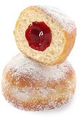 Mini Berliner Raspberry 140x25 Gr