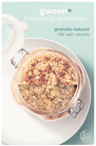 G'woon Granola Naturel 7x350 Gr
