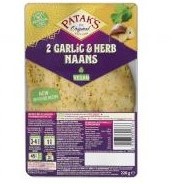 Patak Naanbrood Knoflook, 2x 110 Gr