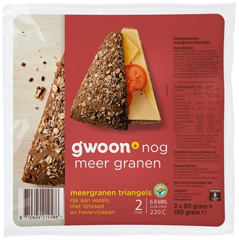 G'woon Triangels Meergranen 12x180 Gr