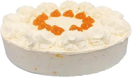 Mandarijn Slagroomtaart 1200 Gr