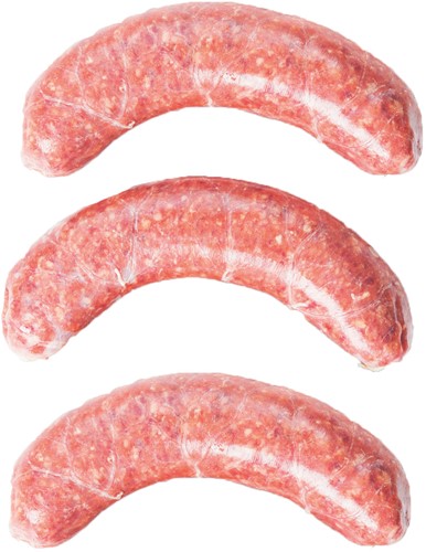 Runder Bratwurst
