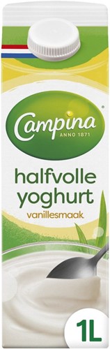 Campina Halfvolle Vanille Yoghurt 1 ltr