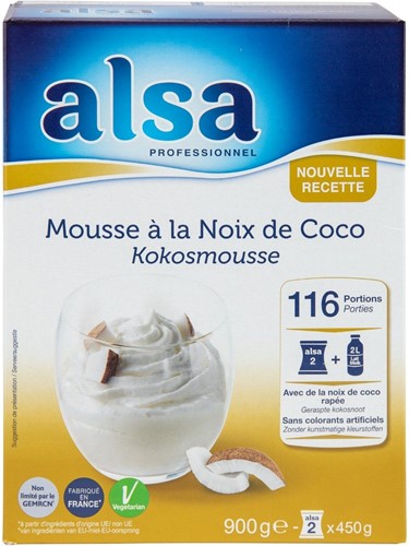 Alsa Kokosmousse 0,9 kg