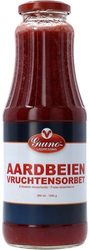 Sorbetsaus Aardbei 990 Ml