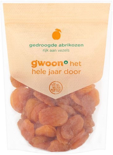G'woon Gedroogde Abrikozen 375 Gr