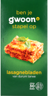 G'woon Lasagnebladen 12x500 Gr
