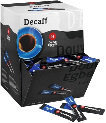 Douwe Egberts Oploskoffie Décafé Sticks 200x1,5 Gr