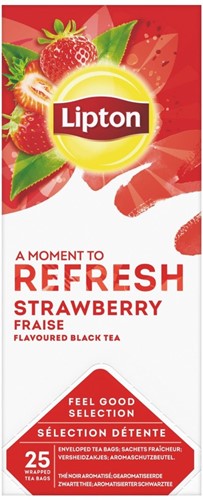 Lipton Feel Good Strawberry Tea 6x25x2 Gr
