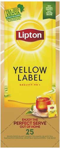 Lipton Feel Good Yellow Label Tea 6x25x2 Gr