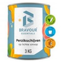 Perzikschijven op lichte siroop 3 ltr 