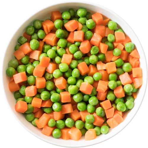 Greens Erwten/Wortelblokjes 4x2.5 Kg