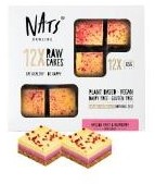 Raw Cakes Framboos Passievrucht 12 x 65 gr. 