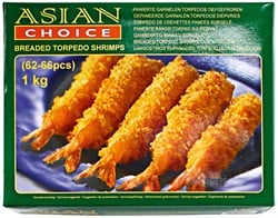 Asian Choice Garnalen Torpedo Gepaneerd 1 Kg