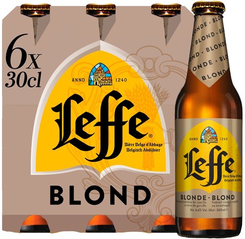 Leffe Blond Bier 6.6% 24X30 cl