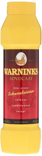 Warninks Advocaat Scharrelei 14% Knijpfles 70 cl