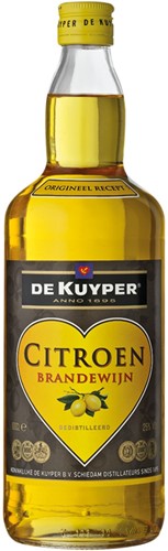 De Kuyper Citroen Brandewijn 25% 1 Ltr