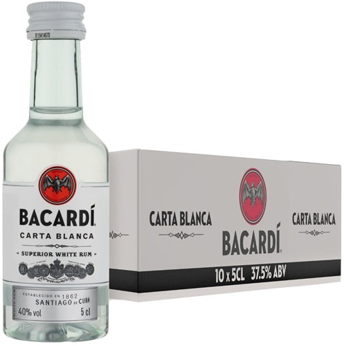 Bacardi Carta Blanca 40% 12x5 cl