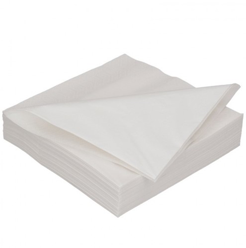 Duni Servet Wit 33X33