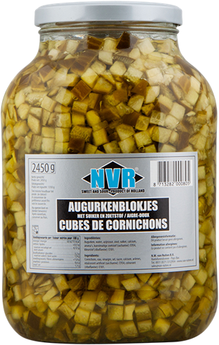 Augurken Blokjes 2650 ml