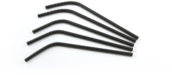 Buigrietjes Zwart Bio PLA 21 cm 200 St
