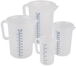 Maatbeker Polypropyleen 1 Ltr