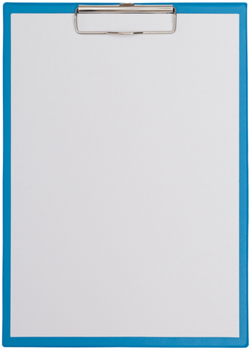 Klembord MAUL A4 staand PVC lichtblauw