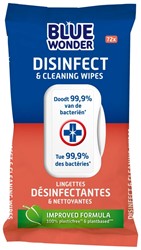 Blue Wonder Desinfectie Reiniger Doekjes 80 St