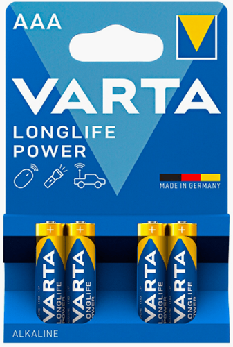 Varta Batterijen Longlife Power AAA 4 St