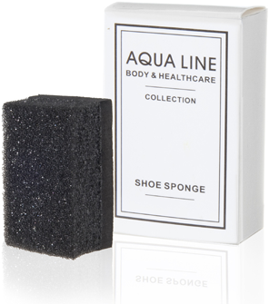Aqua Line Shoecare sponge in box, 500 st