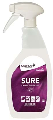 SURE Cleaner Desinfectant Spray 6x750 Ml 100892318