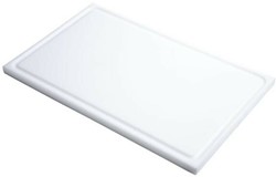 Gastro M HDPE Snijplank Wit met Sapgeul GN 1/1