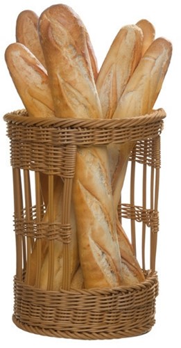 Baguette Basket, Profi Line, Brown, 28/30 × H 38 cm