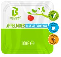 Appelmoes 0% Suiker Toegevoegd 48x100 Gr. 