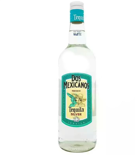 Tequila Dos Mexicanos Silver 38% 1 ltr