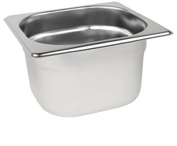 gastronormbak RVS GN 1/6 diep 10 cm
