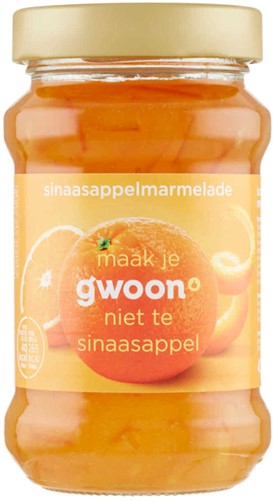 G'woon Extra Jam Sinaasappel 450 Gr