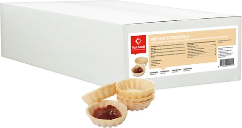 Wafelschaaltjes voor Broodbeleg 480 St