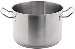 Stainless steel saucepan medium-tall model 7 liters