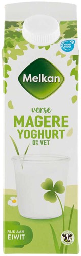 Melkan Magere Yoghurt 6x1 Ltr
