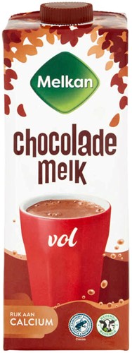 Melkan Volle Chocolademelk 12x1 Ltr