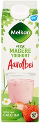 Melkan Magere Vruchtenyoghurt Aardbei 1 Ltr