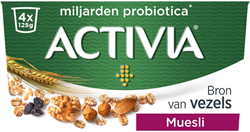 Activia yoghurt Vezel Muesli 4x125 gr