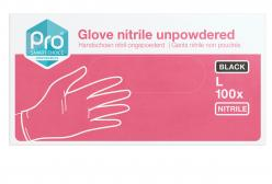 Disposable Gloves Nitril unpowdered XL Black 100 pcs.