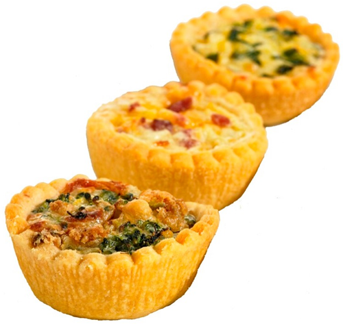 Mini Quiche Selection 4x36x21 Gr. 