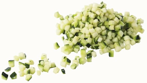Courgette brunoise 10mm 1kg