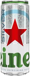Heineken Pilsener Silver 4% (blik) 24x33 cl 